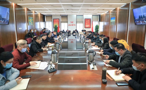 集團(tuán)黨委（公司）辦公室系統(tǒng)召開年度總結(jié)會議，王大真出席并講話(圖1)