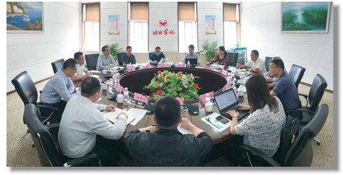 甕福集團(tuán)羅永留、開磷集團(tuán)杜紹倫一行到訪宜化集團(tuán)